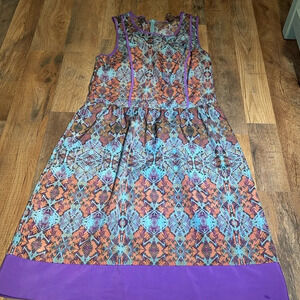 Charlie Jade Sleeveless Dress. Size Small. Side pockets. Back zipper.